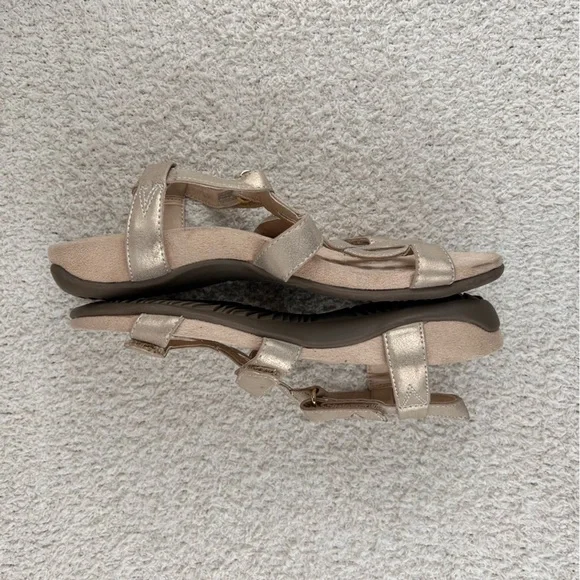 Vionic Sandals Womens 6 Rose Gold Jodie Comfort Walking Ergonomic Ankle Straps - Picture 3 of 11